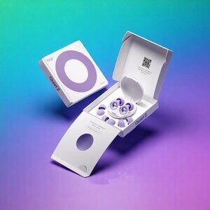 Loop Quiet 2 Ear Plugs Ultra-Comfy Reusable Noise-Reducing Earplugs VIOLET